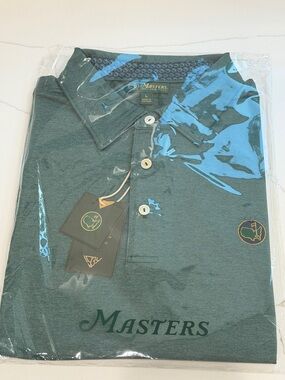 Masters 1934 Berckmans Place  Men's Forest Green Polo (L)